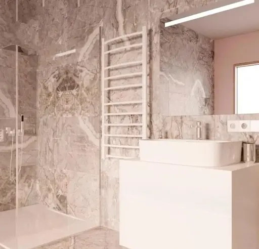 Рушникосушка електрична Heizung EG 11/55 ліва з терморегулятором 1160x550 мм 30412 - фото 3