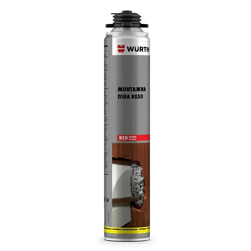 Пена монтажная Wurth Red Stripe RS50 750 мл (арт. 16892142150)