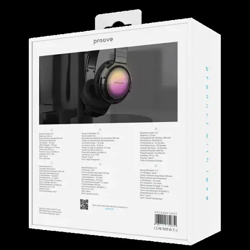 Навушники Proove Bluetooth Stereo Crystal Galaxy transparent black UA - фото 5