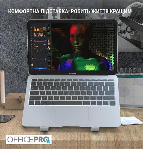 Підставка для ноутбука OfficePro 15" Grey (LS320G) - фото 6