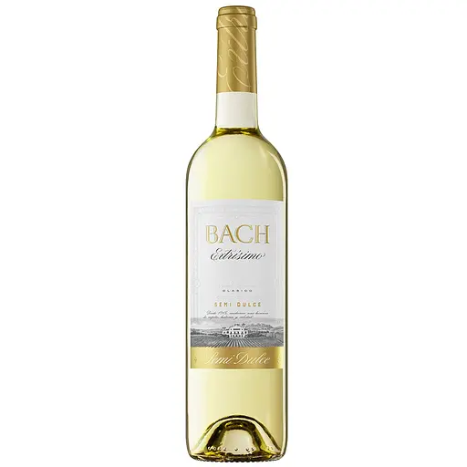 Уцінка. Вино Bach Extrisimo Blanco Semi Dulce, біле, напівсолодке, 0,75 л  