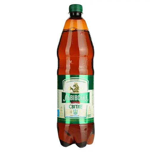 Пиво Львівське, светлое, 4,3%, 1,18 л