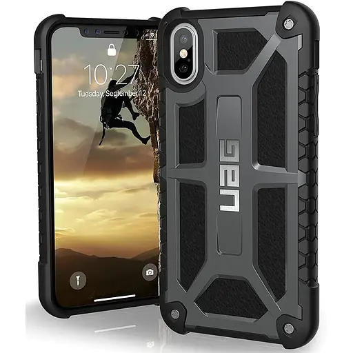 Противоударный чехол UAG Monarch для iPhone XS / iPhone X Graphite IPHX-M-GR - фото 5