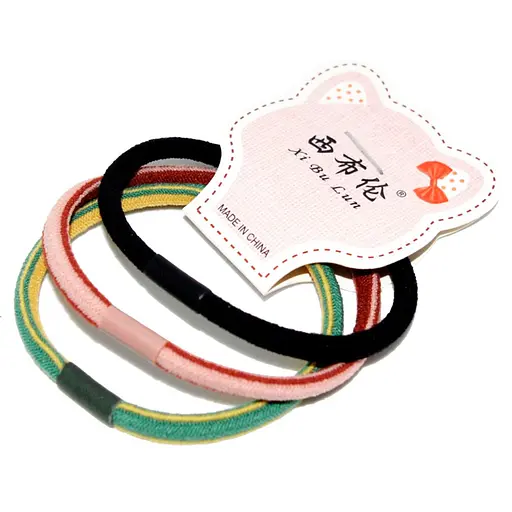 Дитяча резинка для волосся Стрічка La-beauty 0301-650-2 різнокольоровий, набір 30 шт - фото 1