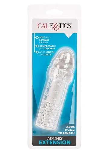 Насадка на пенис CalExotics Adonis Extension 16 см прозрачный - фото 5