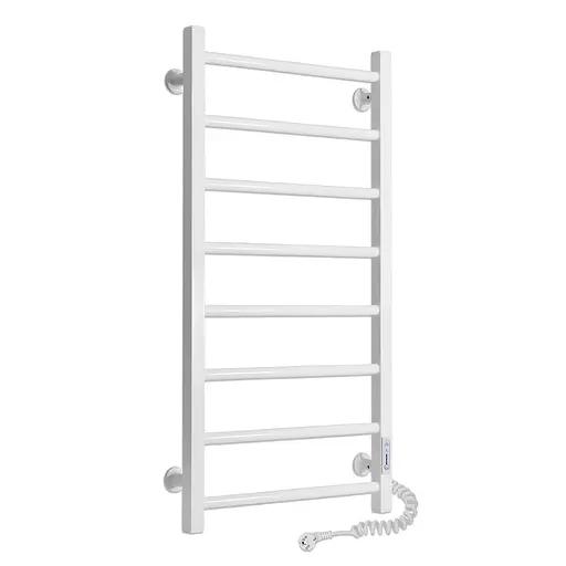 Электрический полотенцесушитель Laris Зебра Альфа ЧФ8 400x800 Э правый R3 77700072, Белый, Правое, Электронный - фото 1