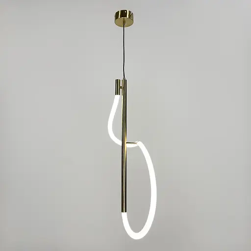 Латунний підвіс із неоном 80 см 35 Вт | Арт. CU 22N/800 AB | Line F - фото 2