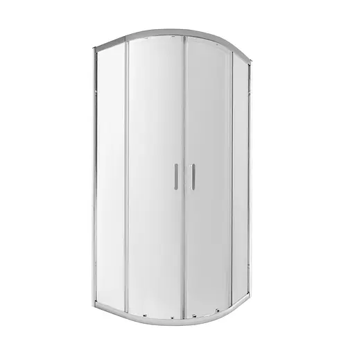 Душова кабіна Qtap Taurus CRM1011AC6 100x100 см, скло Clear 6 мм покриття CalcLess, без піддона, Хром, Універсальна, прозорий - фото 1