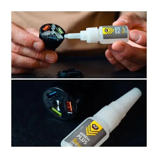Суперклей универсальный K2 Bondix Plus прозрачный 10 г - фото 5