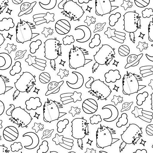 Розмальовка Pusheen - фото 4