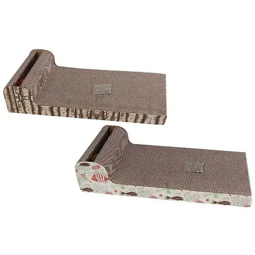 Дряпка Eastland для котів Рибка з котячою м'ятою паперова 52х21х12 см [CD] в асортименті - фото 1