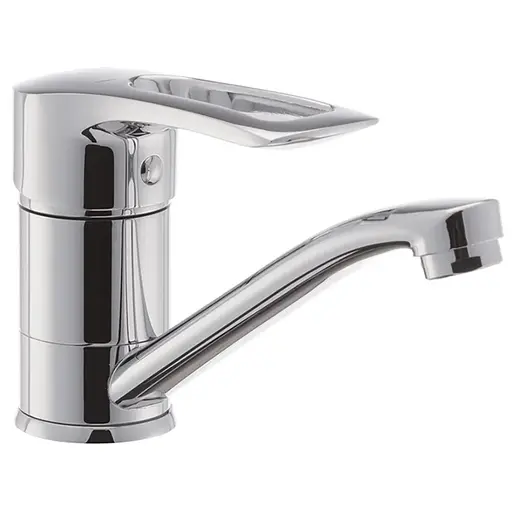 Змішувач для умивальника G-Ferro Hansberg 555 GF0009 Хром - фото 1