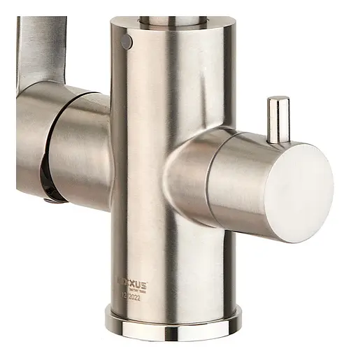 Змішувач для кухні на дві води Mixxus DAX-021-G нержавіюча сталь MI6077 - фото 2