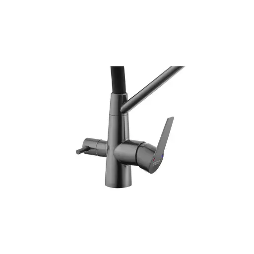 Смеситель для кухни с подключением к фильтру Kroner KRP Edelstahl Klassisch - PVD03817BLK Графит - фото 6