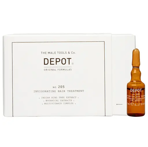 Комплекс зміцнюючий проти випадіння волосся Depot No.205 Invigorating Hair Treatment 10х5 мл