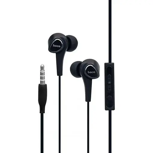 Проводные наушники Hoco M66 Passion in-line control eaphones with mic Hi-Res, 3.5mm, 1.2m, black