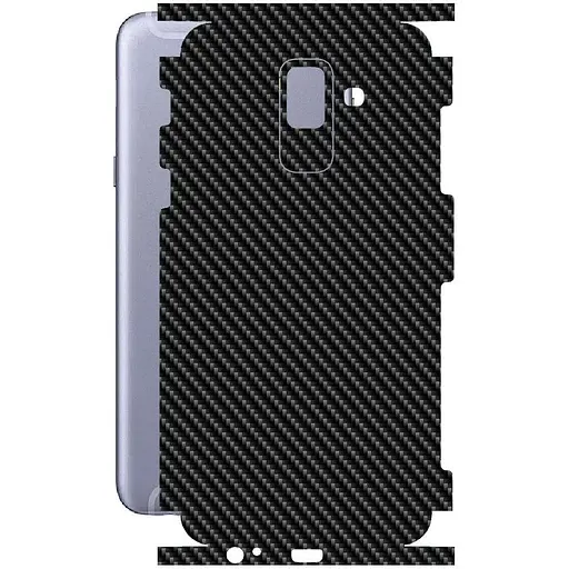 Защитная пленка StatusSKIN для Samsung Galaxy A6 Plus A605 Корпус Винил Карбон черный - фото 1