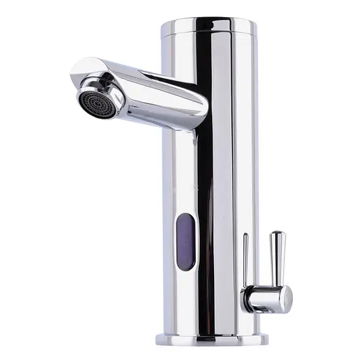 Змішувач сенсорний для умивальника Hotec 19.115 DC/AC Hot/Cold Хром - фото 1