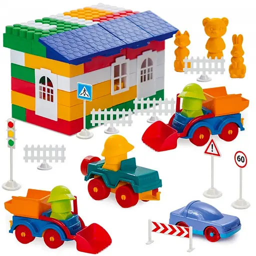 Детский конструктор "Лидер" №7 1913 300 деталей - фото 2