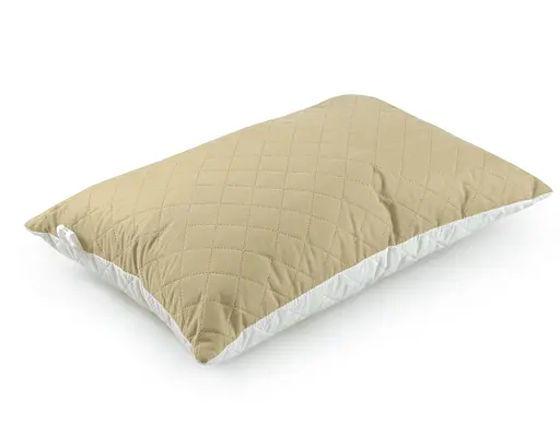 Подушка Руно 50х70 силиконовая стеганная "Бежевая" К_310.52С_Бежевый - фото 4