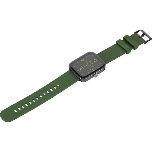 Смарт-годинник 2E Alpha SQ Music Edition 46mm Black-Green (2E-CWW40BKGN) - фото 6