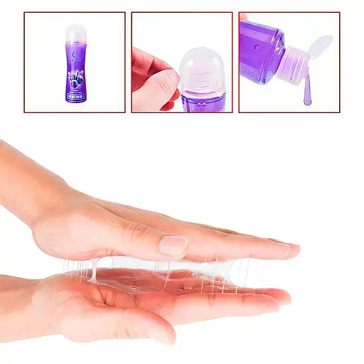 Гель-лубрикант зволожуючий їстівний чорниця Blueberry 100 мл на водній основі - фото 2