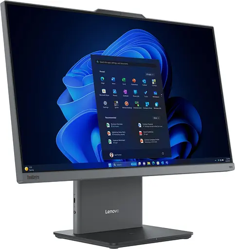 Компьютер персональный моноблок Lenovo ThinkCentre 50a 24-G5 23.8" FHD IPS AG Intel i3-1315U 8GB F256GB UMA WiFi кл+м без ОС серый - фото 4
