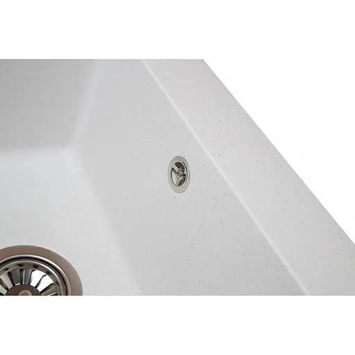 Кухонна мийка Romzha Patrat 78 Biela (101) - фото 5