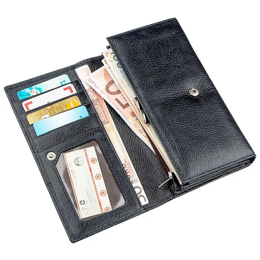 Жіночий шкіряний гаманець-клатч ST Leather 17х9 см acs0015260 - фото 3