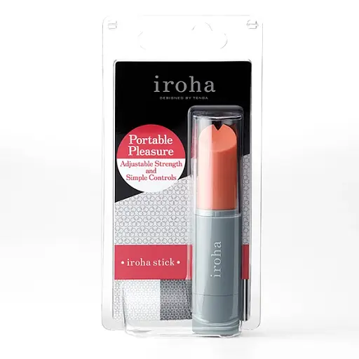 Вібратор для клітора Iroha Stick 10 см персиковий - фото 4