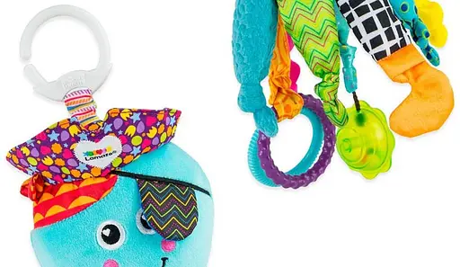 М'яка іграшка підвіска Lamaze Пірат восьминіг L27068 - фото 4