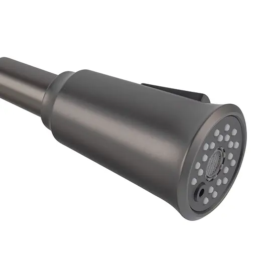 Смеситель для кухни на две воды с гибким изливом Koer KB-72025-07 KR5016 Графит - фото 4