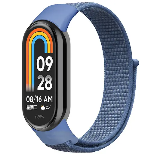 Ремешок Nylon New для Xiaomi Mi Band 8/9/10 Blue