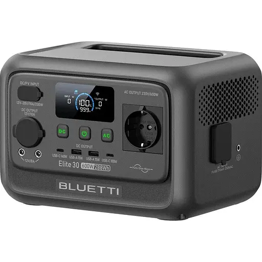 Зарядная станция Bluetti Elite 30 V2 600W (P-EL30V2-EU-GY-BL-010) [149152] - фото 5