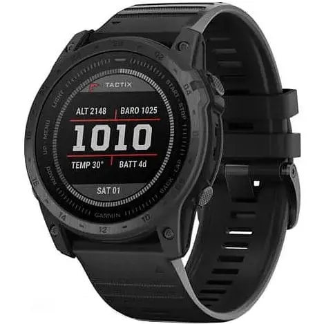 Смарт-годинник Garmin Tactix 7 - Standard Edition Premium Tactical GPS Watch with Silicone Band (010-02704-00/01)
