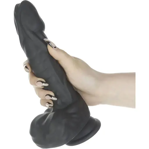 Вібро-фалоімітатор з ротацією та пульсацією Addiction Naked 8.6 Noir - фото 4