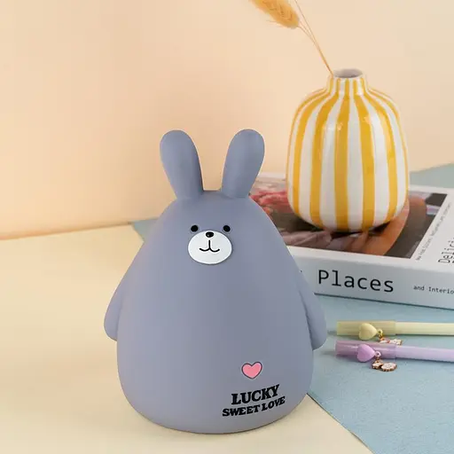 Копилка Kite Grey Bunny серая - фото 2