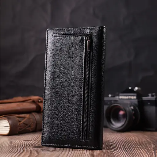 Кожаный женский кошелек ST Leather 9.5х18.5х1.5 см acs0028469 - фото 7