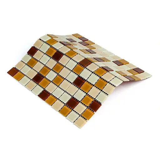 Мозаїка дзеркальна Wall Sticker 298х298х4.5 мм Коричнева SW-00002363 - фото 2