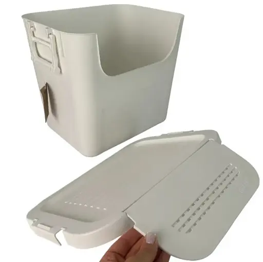 Органайзер-ящик Motek на 30 л білий універсальний 29х41х34 см (MT-35) - фото 5