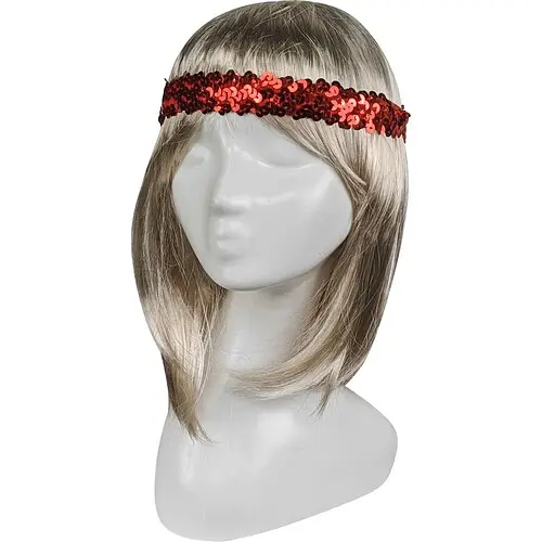 Резинка на голову в паєтках - фото 1