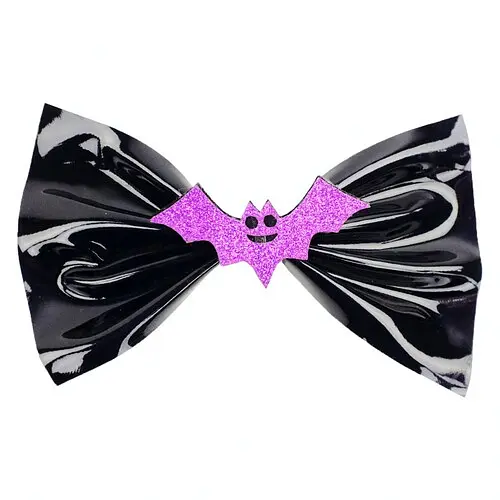 Заколка Бант с летучей мышью - фото 1