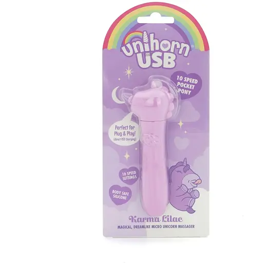 Віброкуля Unihorn USB Bullet - Karma Lilac - фото 6