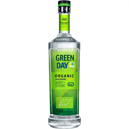 Водка Green Day Organic Discovery 40% 0.5 л