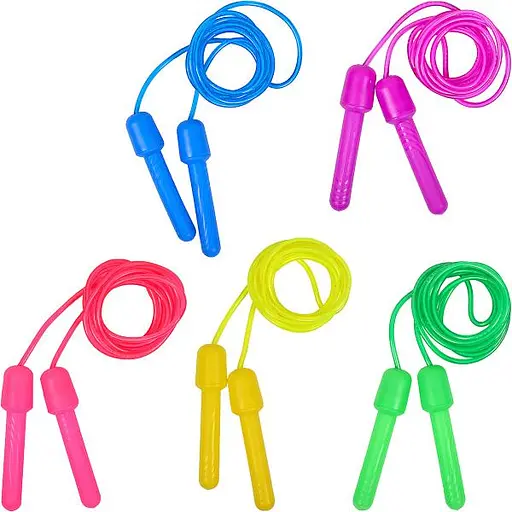 Скакалка цветная пластиковая, 275 см, диаметр 4.5 мм, 14-124 (в ассортименте) - фото 2