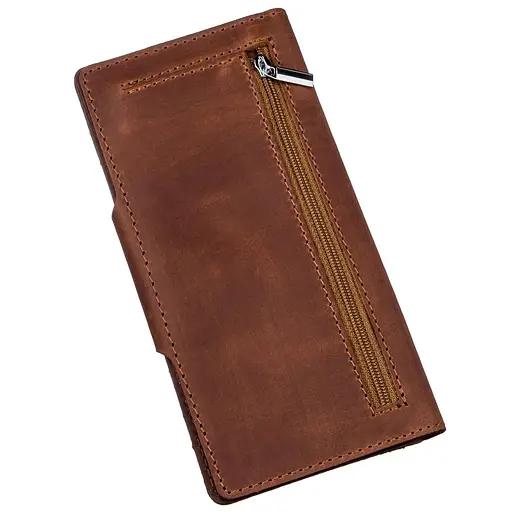 Мужской кожаный кошелек Shvigel 18х8.5х1 см acs0016059 - фото 2