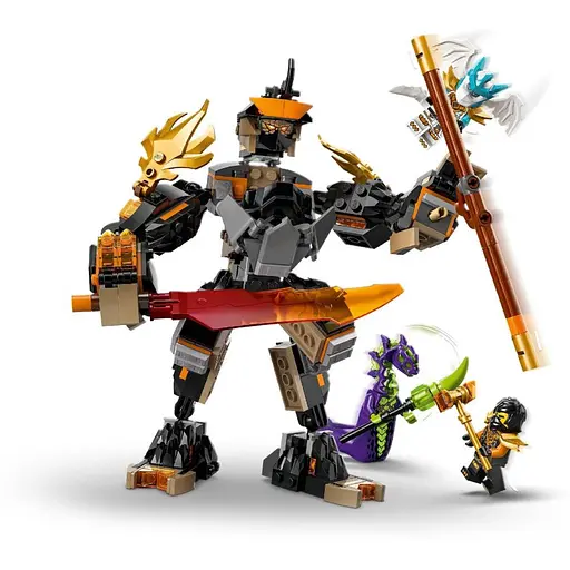 Конструктор LEGO Ninjago Робот Коула для миссии и Дракон Зейн 364 детали (71854) - фото 4