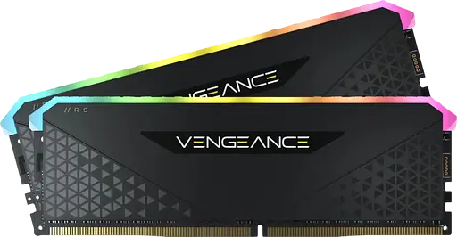 Оперативная память Corsair 32GB (2x16GB) DDR4 3200MHz Vengeance RGB RS Black (CMG32GX4M2E3200C16) Б/У - фото 1