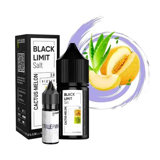 Набор компонентов для самозамеса солевой заправки Black Limit 30 мл Cactus Melon, кактус дыня 0-65 мг (18279)