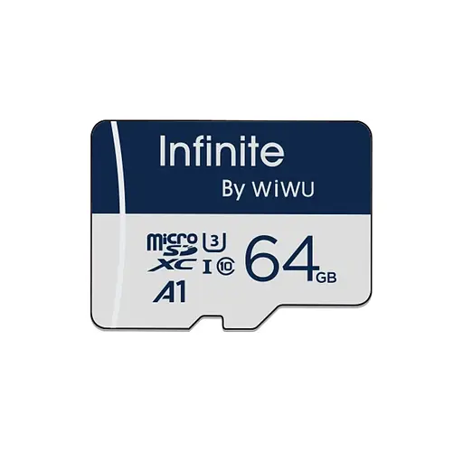 Карта памяти Wiwu Wi-FC004 Infinite Series (U3, C10) microSDXC Class 10, 64GB без адаптера Blue